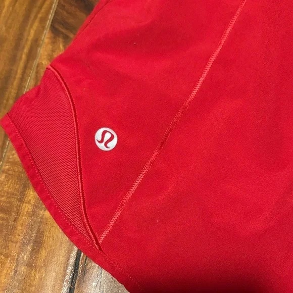 Lululemon Athletica Red Athletic Shorts - Picture 2 of 4